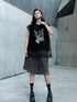 Mesh Overlay Graphic Tank